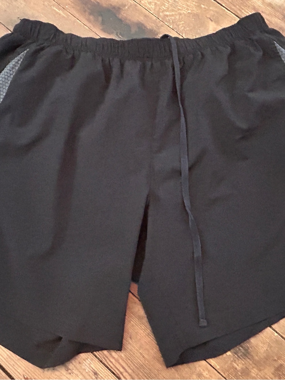 Asics Black Men's Activewear Swim Shorts with Dual Hidden Pockets